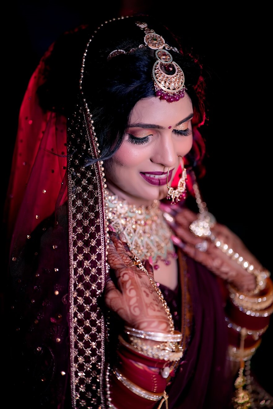 Bridal Shoot at Indian Wedding